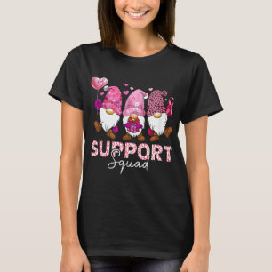 Camiseta Gnomos Engraçados Apoiam Cancer A de Mama Esquadrã