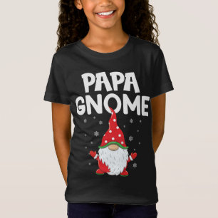 Camiseta Gnomos engraçados Papa Gnomo Xmas bonitinho Natal 