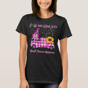 Camiseta Gnomos Engraçados Visto Rosa Para O cancer Da Mama