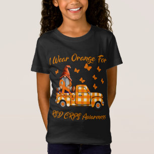 Camiseta Gnomos Eu Visto Laranja Para Sensibilização RSD CR