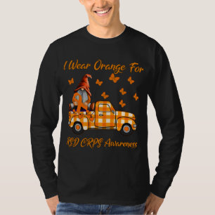 Camiseta Gnomos Eu Visto Laranja Para Sensibilização RSD CR