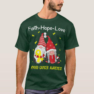 Camiseta Gnomos Faith Esperança Ama Consciência do Cancer I