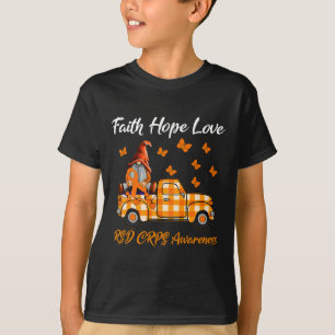Camiseta Gnomos Faith Esperança Ama Consciência Do Rsd Crps