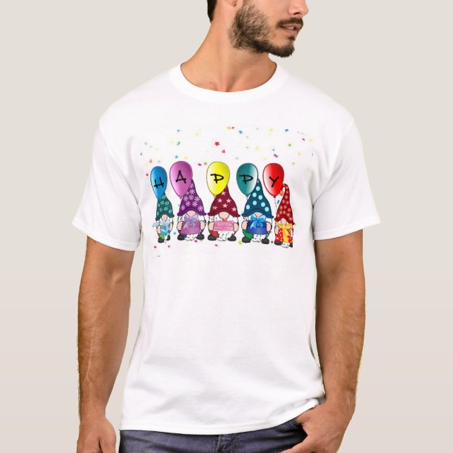 Camiseta Gnomos Felizes (Frente)