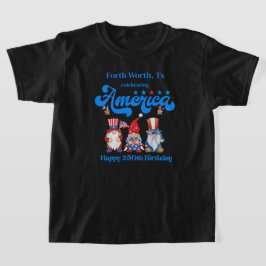 Camiseta Gnomos Felizes Personalizados para Crianças 250 An