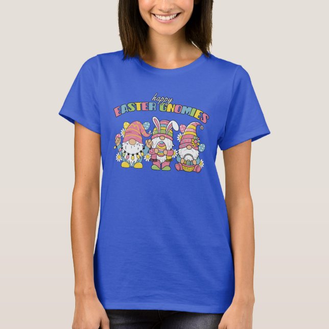 Camiseta Gnomos felzs pascoa (Frente)