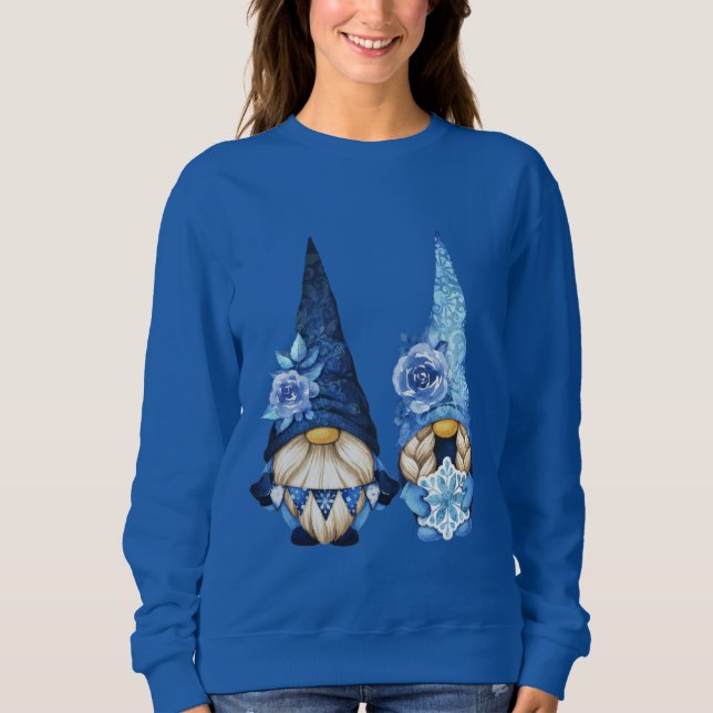 Camiseta Gnomos Florais de inverno (Frente)