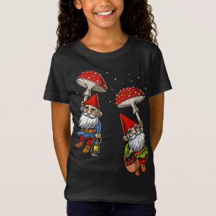 Camiseta Gnomos Florestais Hippie Mushroom Nature Fungi Psy