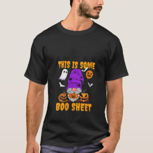Camiseta Gnomos Fofos Isso É Alguma Folha De Boo Abóbora De