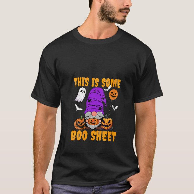 Camiseta Gnomos Fofos Isso É Alguma Folha De Boo Abóbora De (Frente)