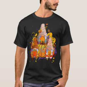 Camiseta Gnomos Gnomos Bonitos Durante o Dia das Bruxas Fal