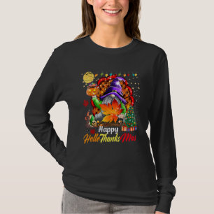 Camiseta Gnomos Halloween Feliz Natal HalloGraças