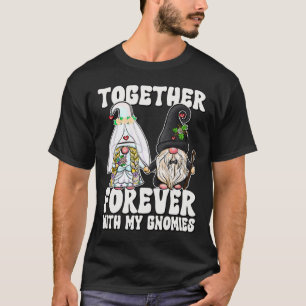 Camiseta Gnomos Juntos Para Sempre Sra Noiva Sr Noivo Para 