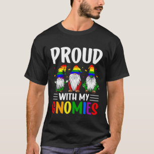 Camiseta Gnomos LGBT do Orgulho LGBTQ Arco-Íris Orgulhosos