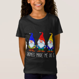 Camiseta Gnomos Me Fez Fazer Isso, Gnomo Engraçado