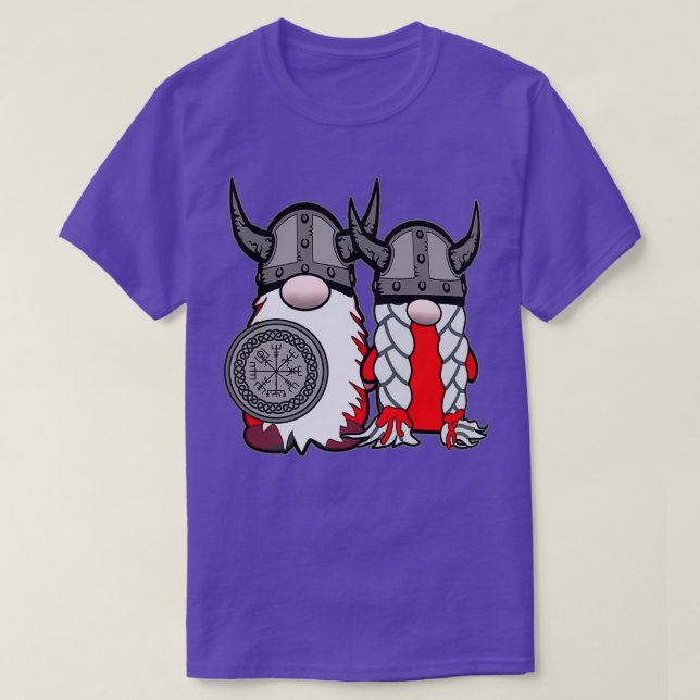 Camiseta Gnomos Nórdicos Cujos Casais Viking Tomte Escandin (Frente do Design)