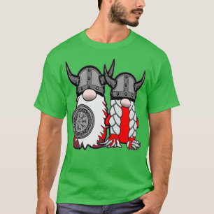 Camiseta Gnomos Nórdicos Cujos Casais Viking Tomte Escandin