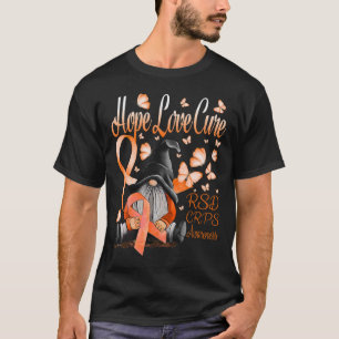 Camiseta Gnomos RSD Consciência CRPS Esperança Amor Cura Co