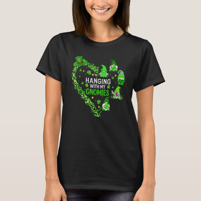 Camiseta Gnomos Rua Patrick S Day Com Meus Gnomies Sha (Frente)