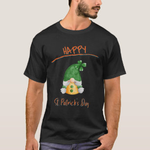 Camiseta Gnomos Ruas Felizes. Dia de Patrick Engraçado Sar