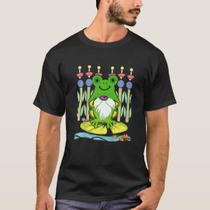 Camiseta Gnomos Sapos Lírios D'água Jardim  Mulheres Homens