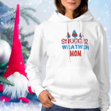 Gnomos, Senhoras Bonitas, MÃE, Hoodie de inverno