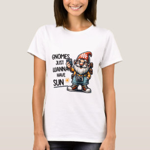 Camiseta Gnomos só quer ter sol