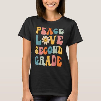 Camiseta Gnoovy Retro Vintage Paz Amor Segundo Grau Costas 