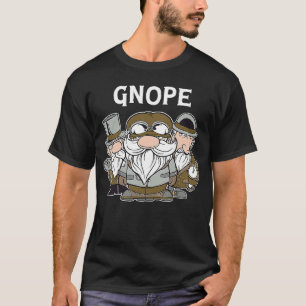 Camiseta Gnope Steampunk Garden Gnomos Escandinavos
