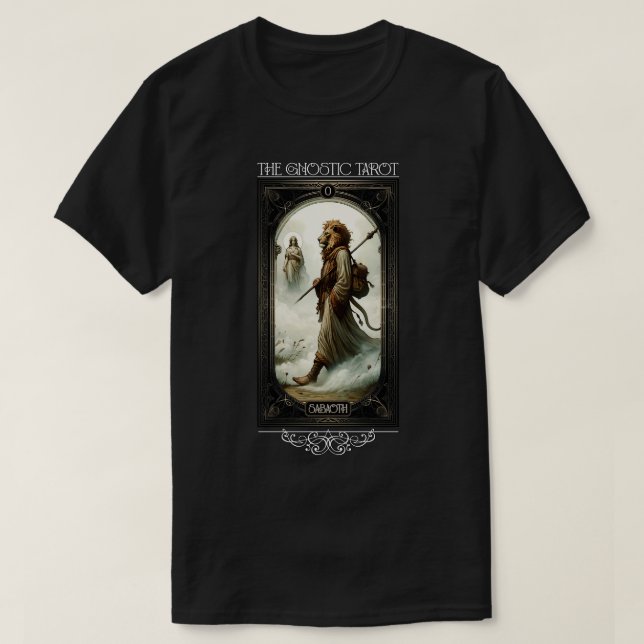 Camiseta Gnostic Tarot Major Arcana Sabaoth (Frente do Design)