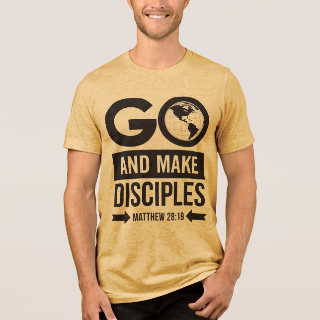 Camiseta Go And Make Disciples (Frente)