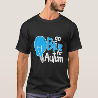 Camiseta Go Blue For Autism Autism Awareness