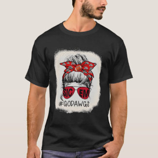 Camiseta Go Dawgs SIC-EM Georgia Fãs de Futebol