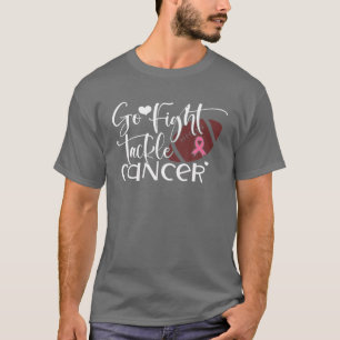 Camiseta Go Fight Tackle Cancer Pink Ribbon Breast Cancer A