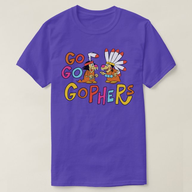 Camiseta Go Go Gophers (Frente do Design)