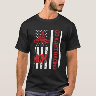 Camiseta Go K Racing Mãe Bandeira EUA