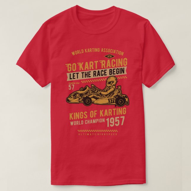 Camiseta Go Kart Racing (Frente do Design)