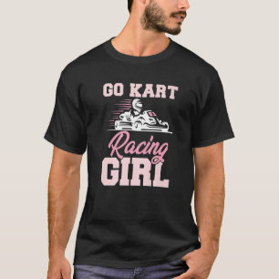 Camiseta Go Kart Racing Girl Kart Track Racer Karting Espor