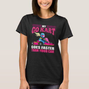 Camiseta Go Kart Racing Girl   Racing  Go Cart Racer Girl