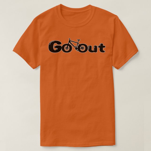 Camiseta Go Out Cycling Design (Frente do Design)
