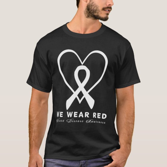 Camiseta Go Red In February Heart Disease Awareness Health  (Frente)