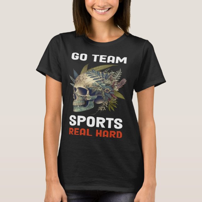 Camiseta Go Team Sports Real Hard  6 (Frente)