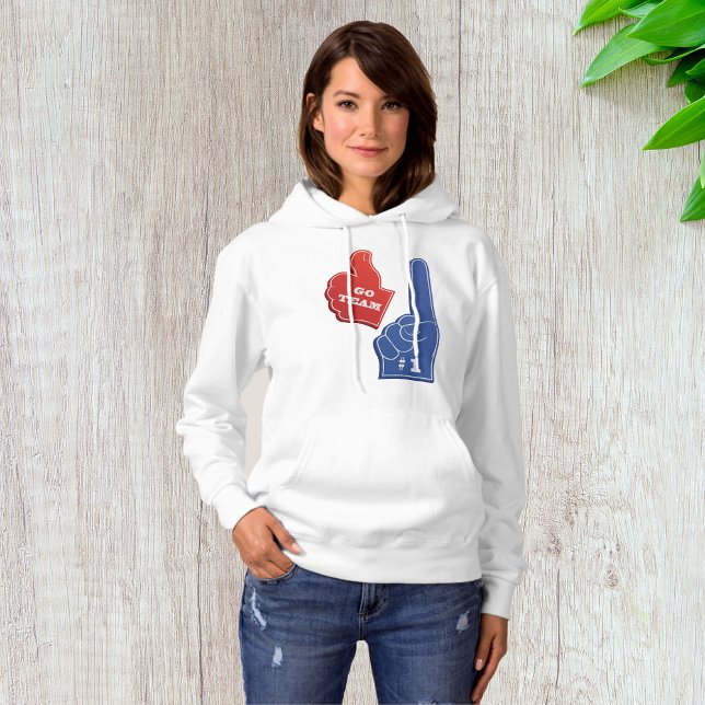 Camiseta Go Team Womens Hoodie (Criador carregado)