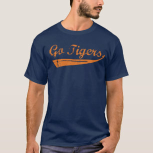 Camiseta Go Tigers Vintage (Laranja)