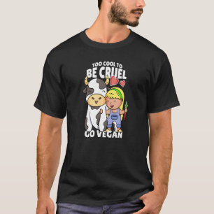 Camiseta Go Vegan Motif Vegan Comida Vegetariana Vegan
