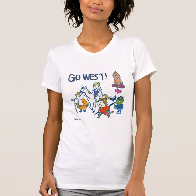 Camiseta Go West! 西遊記 (Frente)