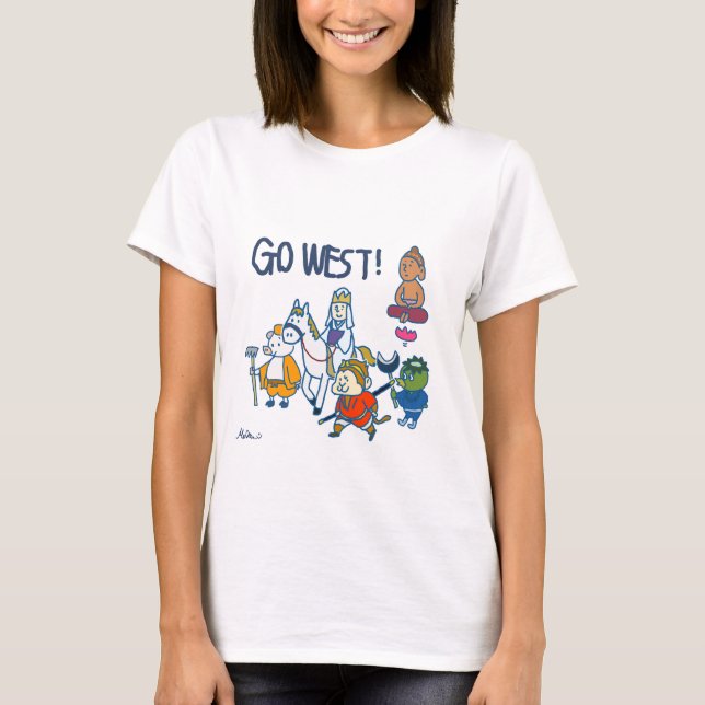 Camiseta Go West! 西遊記 (Frente)