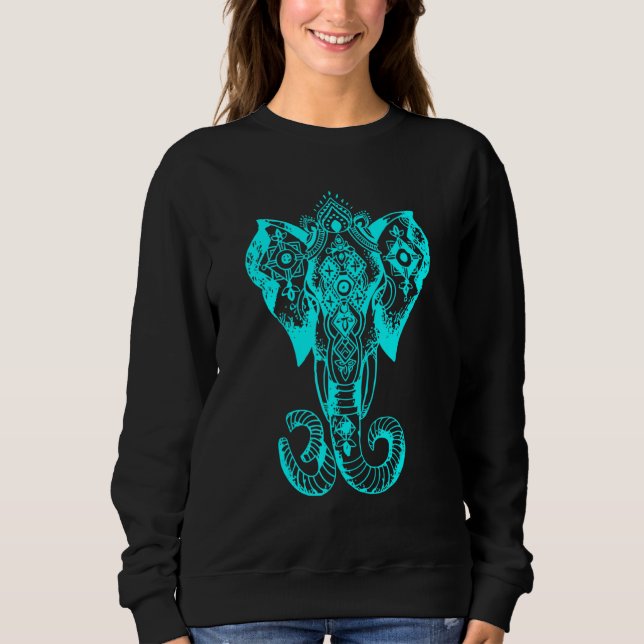 Camiseta GoA Elephant - Psychedelic Trance - OM Psytrance (Frente)