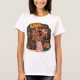 Camiseta Goa — Garota no Bar, Vibrações Noturnas da Costa �
