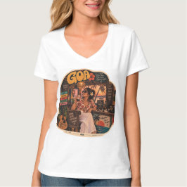 Camiseta Goa — Garota no Bar, Vibrações Noturnas da Costa �